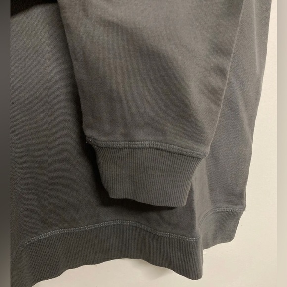 Flag & Anthem Mens Sweater Shirt Pullover Medium Dark Grey Snap Mid-Weight NWT - Picture 7 of 11